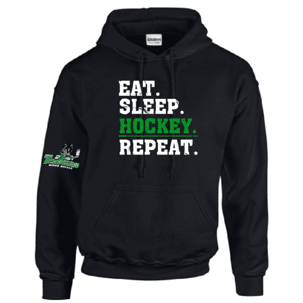 G185 Gildan Heavy Blend 8 oz., 50/50 Hooded Sweatshirt- Black