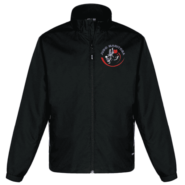 4170  Athletic Mesh Lined Track Jacket - Black