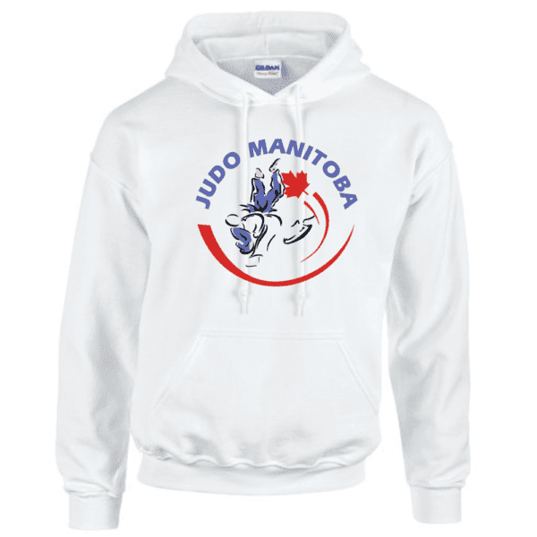 G185 Gildan Heavy Blend 8 oz., 50/50 Hooded Sweatshirt - White